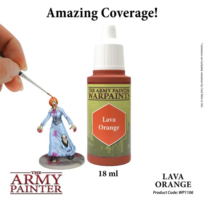 Warpaints: Lava Orange 18ml from The Army Painter image 2