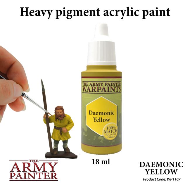 Warpaints: Daemonic Yellow 18ml from The Army Painter image 2