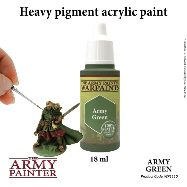 Warpaints: Army Green 18ml from The Army Painter image 2