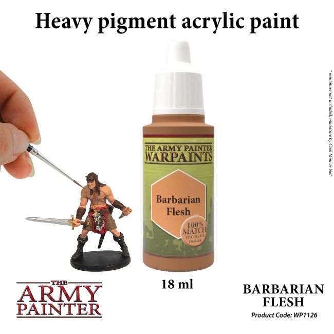 Warpaints: Barbarian Flesh 18ml from The Army Painter image 2