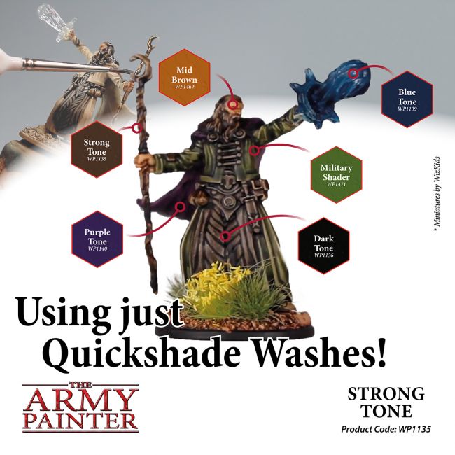 Warpaints Quick Shade: Strong Tone Ink 18ml from The Army Painter image 4