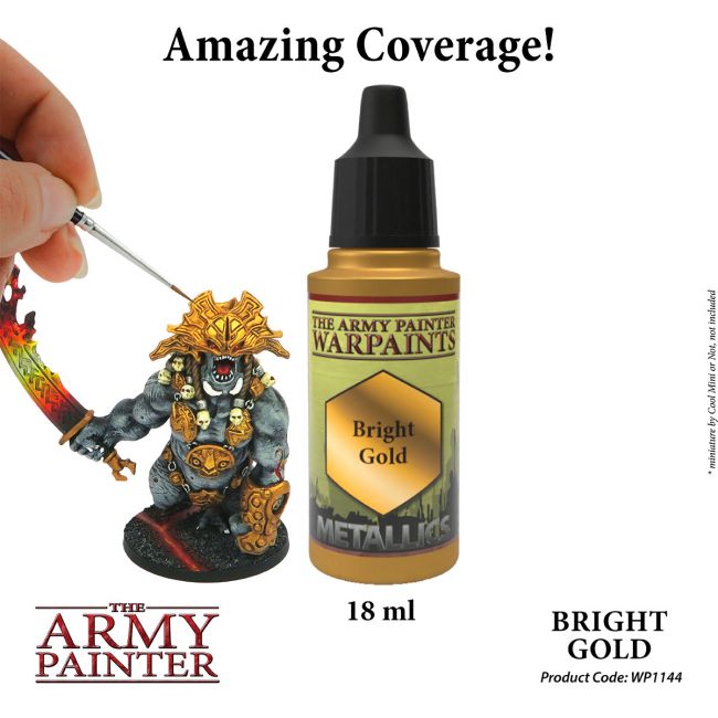 Warpaints: Bright Gold 18ml from The Army Painter image 2