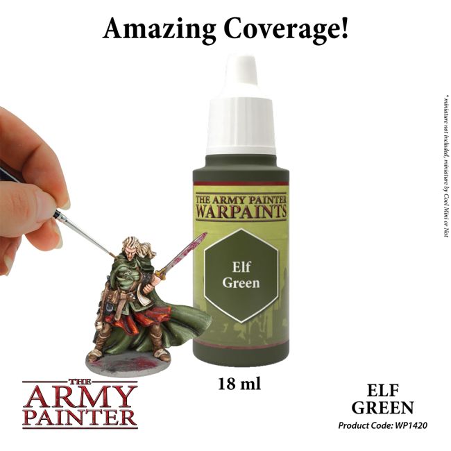 Warpaints: Elf Green 18ml from The Army Painter image 2