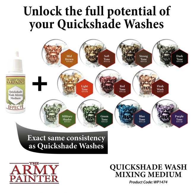 Warpaints: Quickshade Wash Mixing Medium 18ml from The Army Painter image 4