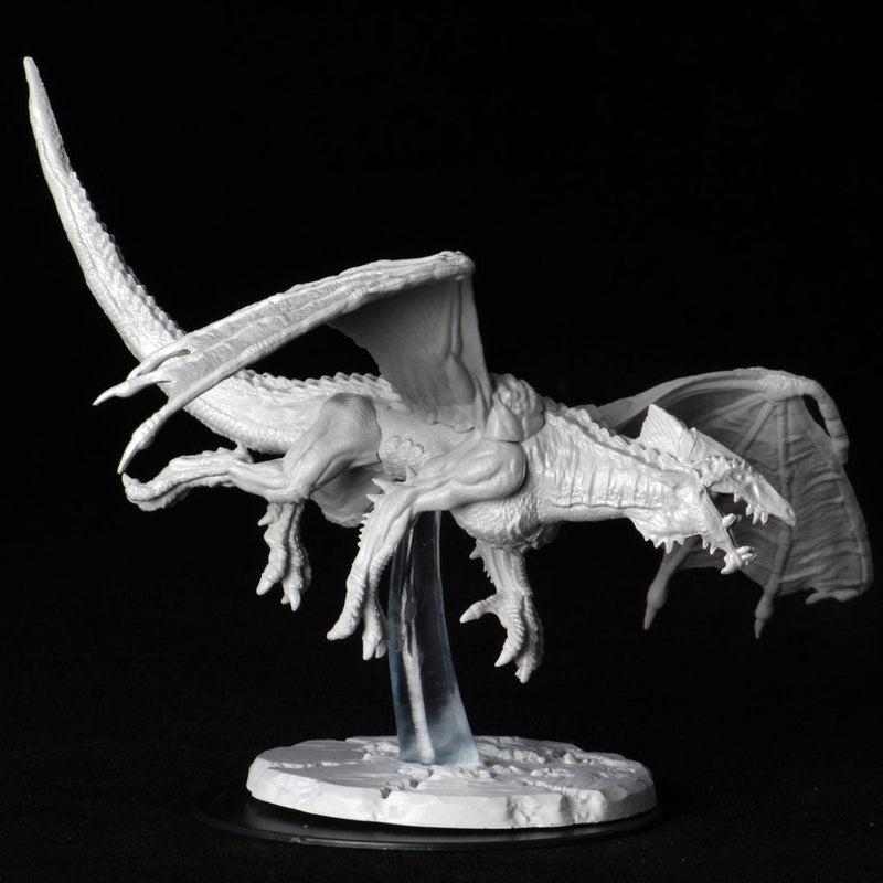 Dungeons & Dragons Nolzur's Marvelous Unpainted Miniatures: W09 Young White Dragon from WizKids image 9