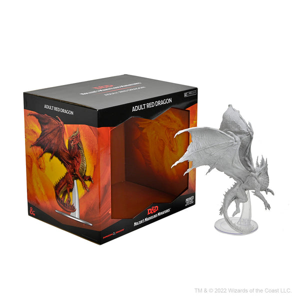 Dungeons & Dragons Nolzur's Marvelous Unpainted Miniatures: Adult Red Dragon from WizKids image 10