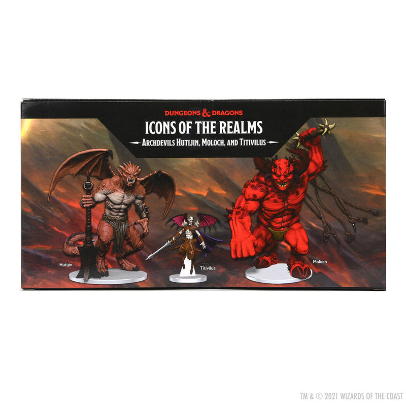 Dungeons & Dragons: Icons of the Realms Archdevils - Hutijin Moloch Titivilus from WizKids image 29