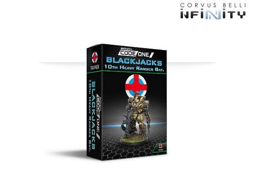 Infinity: CodeOne Ariadna Blackjacks 10th Heavy Ranger Bat (AP HMG) from Corvus Belli image 4
