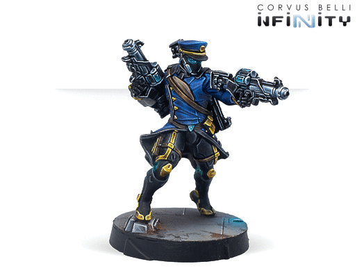 Infinity: O-12 - Bluecoat (Adhesive Launcher) from Corvus Belli image 1