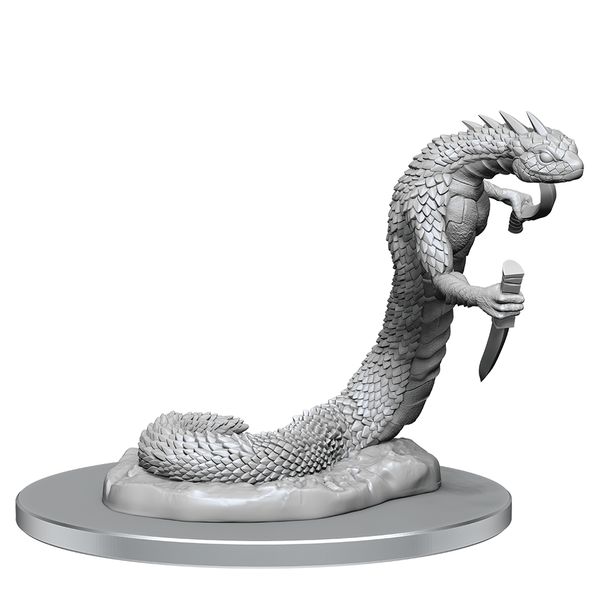 Critical Role Unpainted Miniatures: W04 Serpentfolk & Serpentfolk Ghost from WizKids image 5