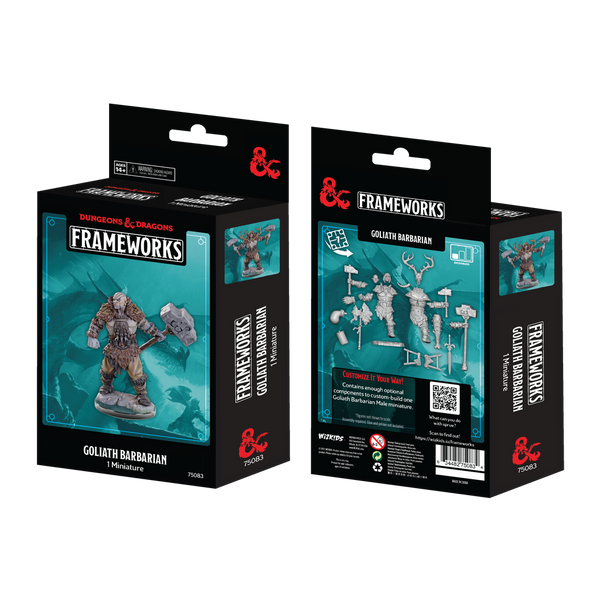 Dungeons & Dragons Frameworks: W02A Goliath Barbarian Male from WizKids image 6