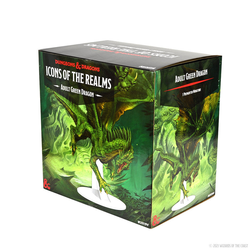 Dungeons & Dragons: Icons of the Realms Adult Green Dragon Premium Figure from WizKids image 7