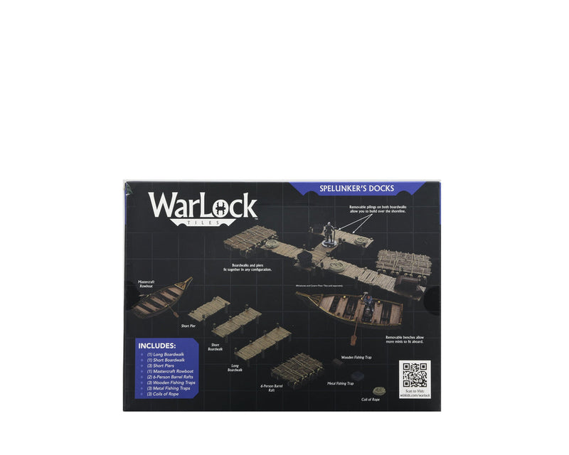 WarLock Tiles: Caverns Game Mat: Subterranean Lake from WizKids image 19