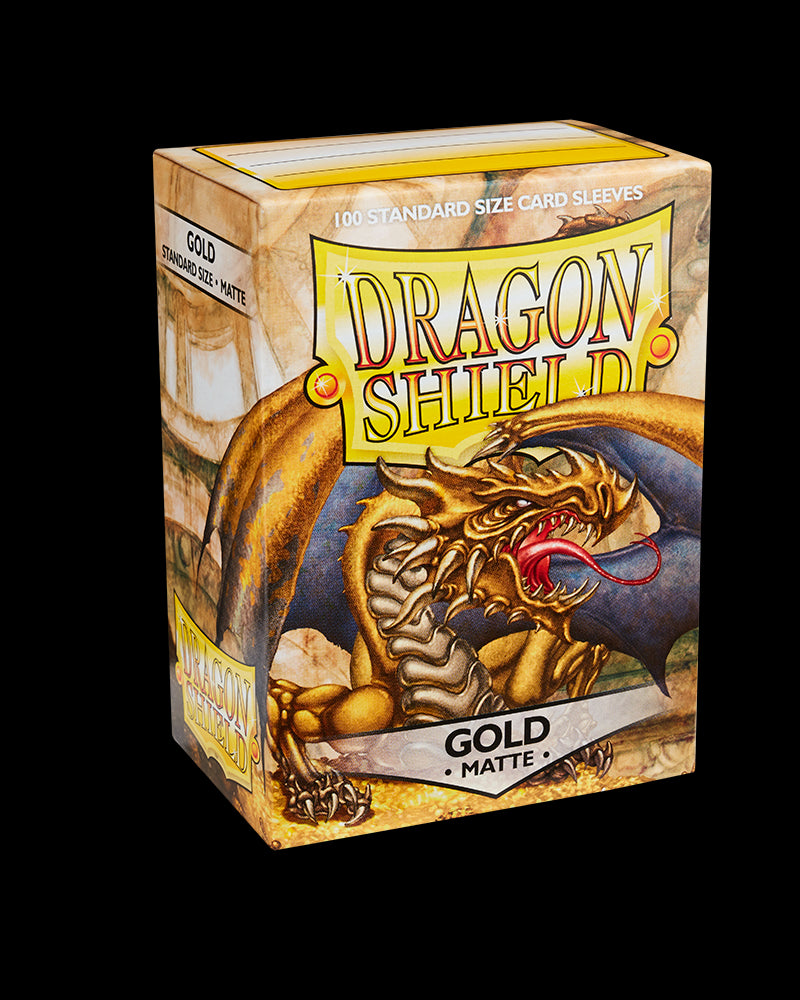 Dragon Shields: (100) Matte Gold from Arcane Tinmen image 10