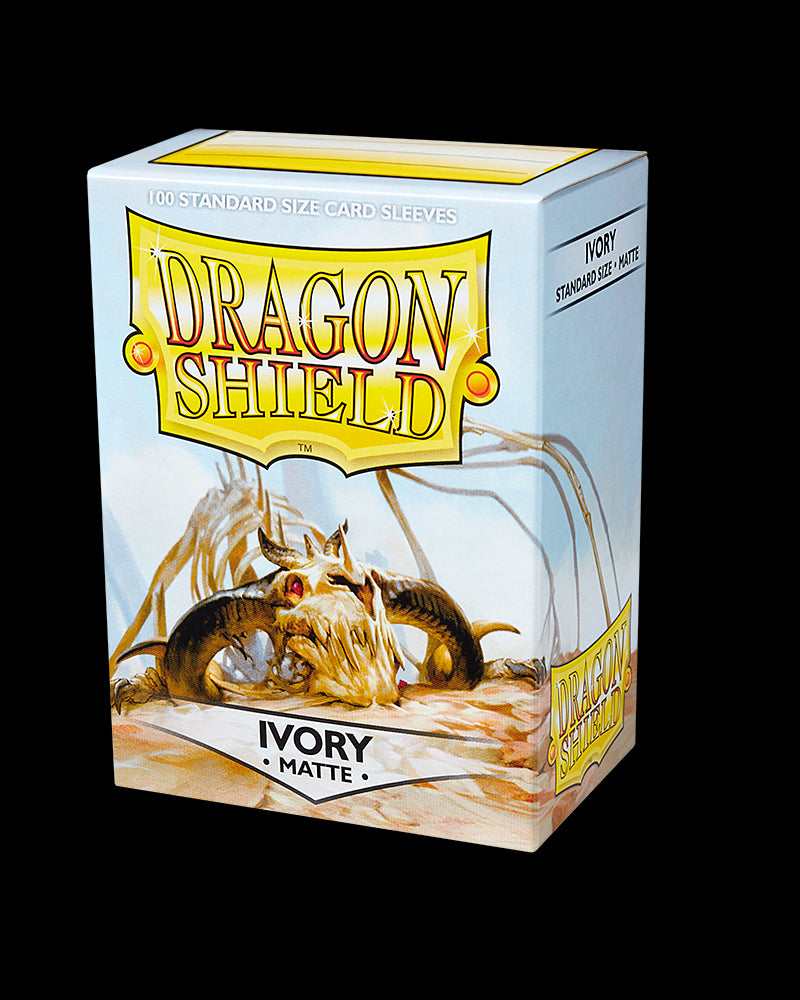 Dragon Shields: (100) Matte Ivory from Arcane Tinmen image 8
