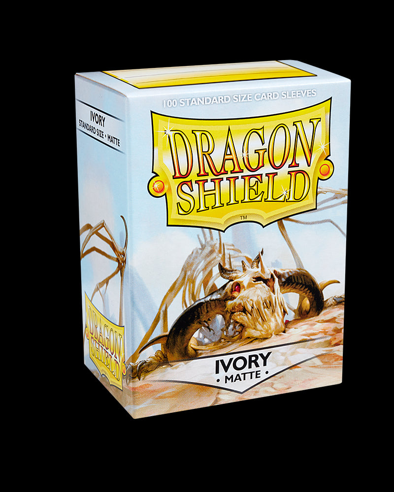 Dragon Shields: (100) Matte Ivory from Arcane Tinmen image 10