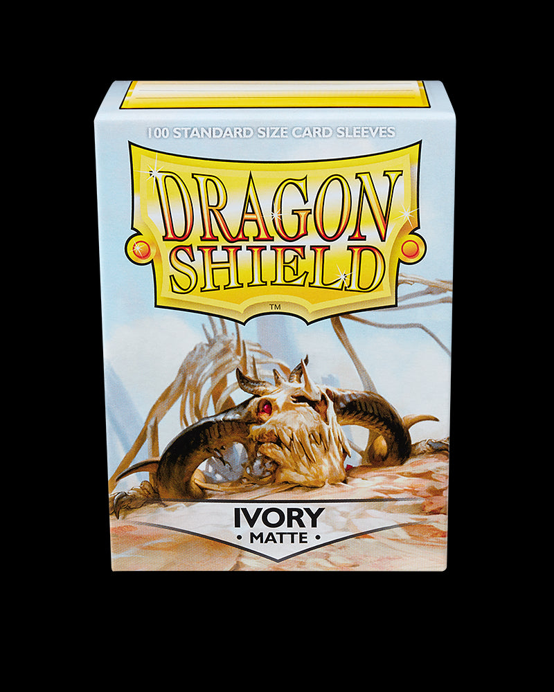 Dragon Shields: (100) Matte Ivory from Arcane Tinmen image 9