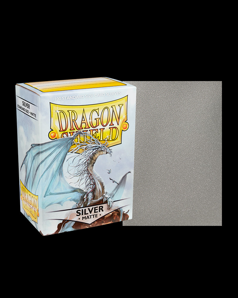 Dragon Shields: (100) Matte Silver from Arcane Tinmen image 6