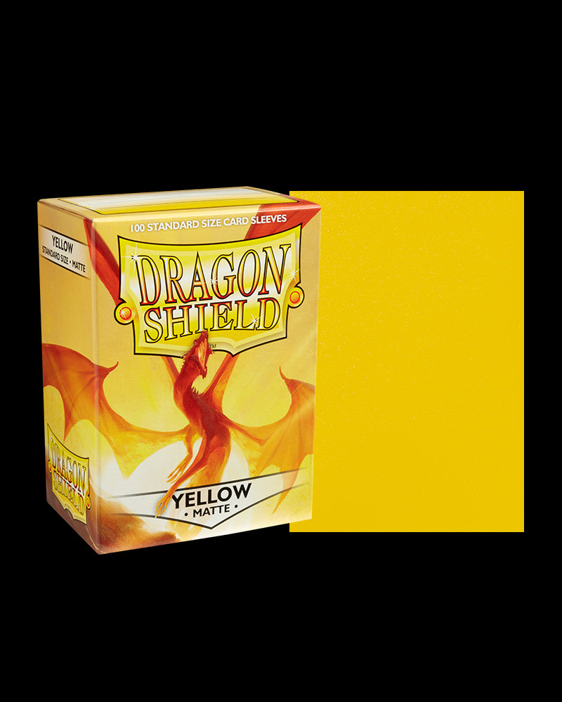 Dragon Shields: (100) Matte Yellow from Arcane Tinmen image 6