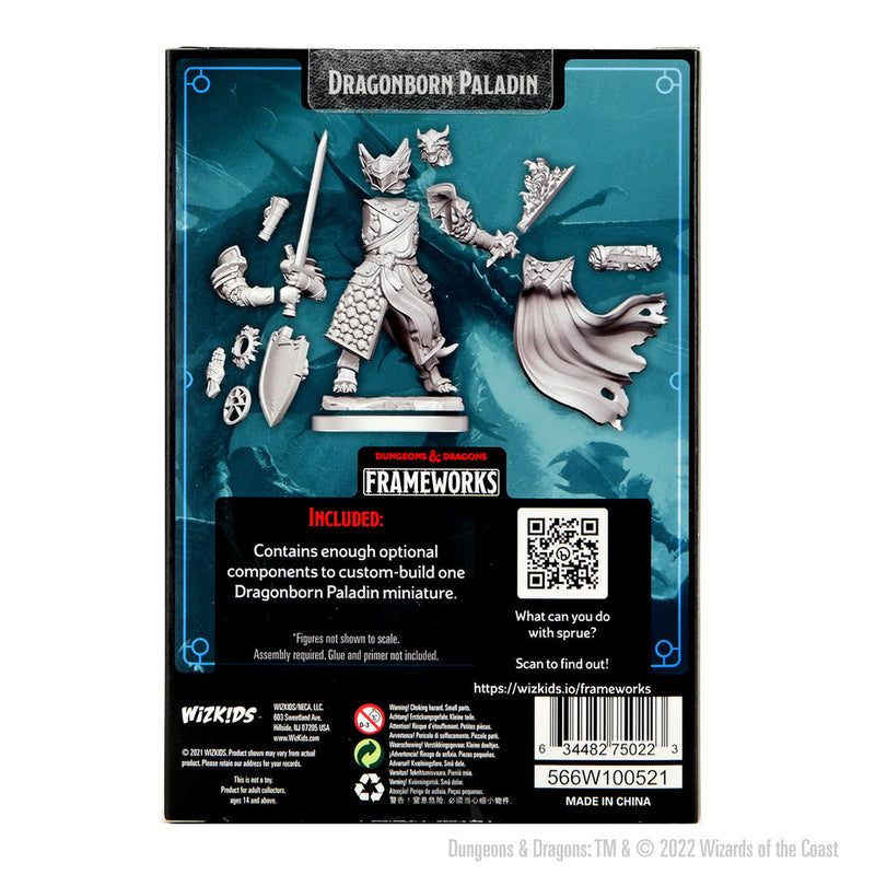 Dungeons & Dragons Frameworks: W01 Dragonborn Paladin Male from WizKids image 7