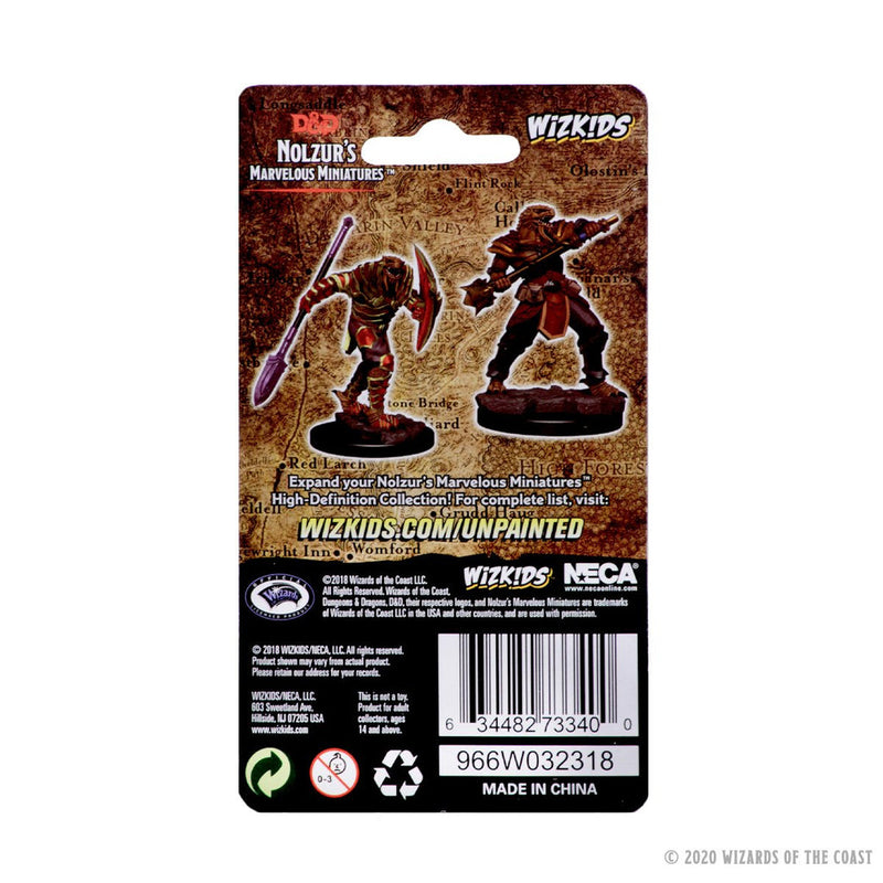 Dungeons & Dragons Nolzur's Marvelous Unpainted Miniatures: W05 Dragonborn Male Fighter with Spear from WizKids image 5