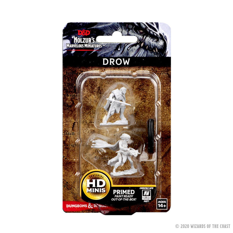 Dungeons & Dragons Nolzur's Marvelous Unpainted Miniatures: W04 Drow from WizKids image 4