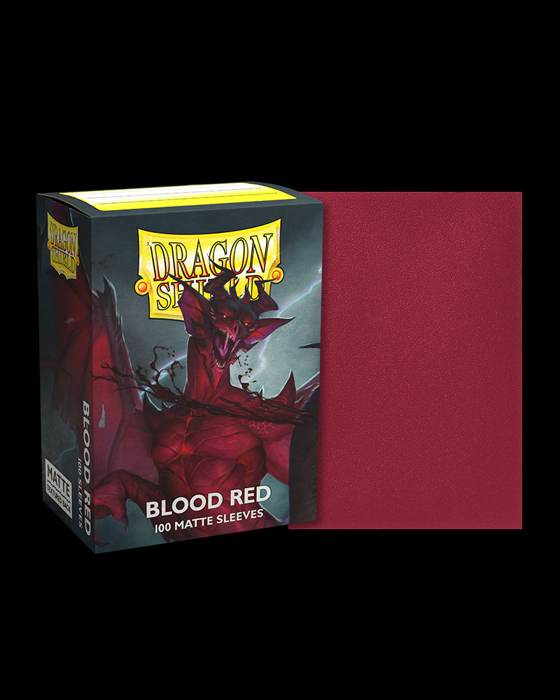 Dragon Shields: (100) Matte - Blood Red from Arcane Tinmen image 6