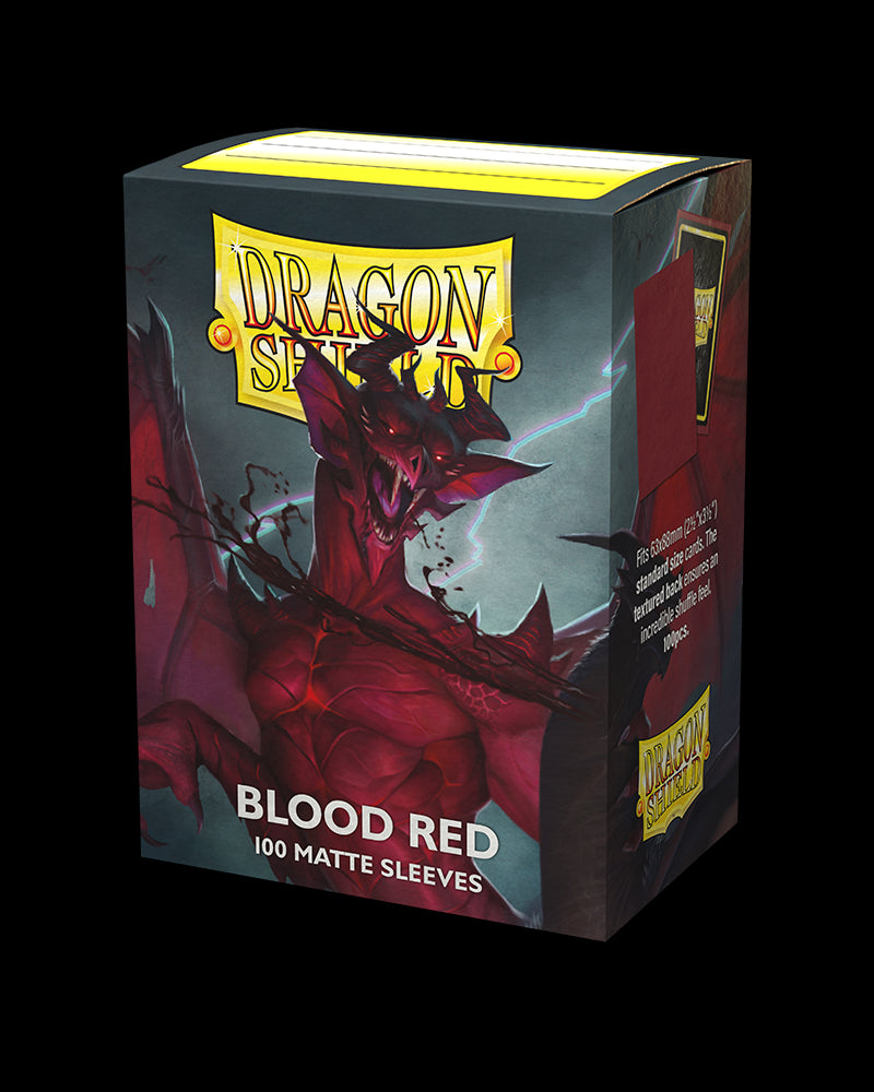 Dragon Shields: (100) Matte - Blood Red from Arcane Tinmen image 8