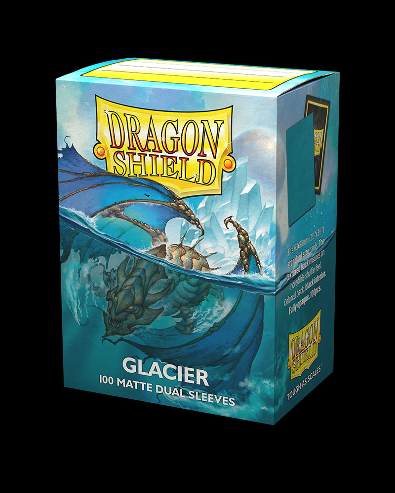 Dragon Shields: (100) Matte Dual - Glacier from Arcane Tinmen image 8