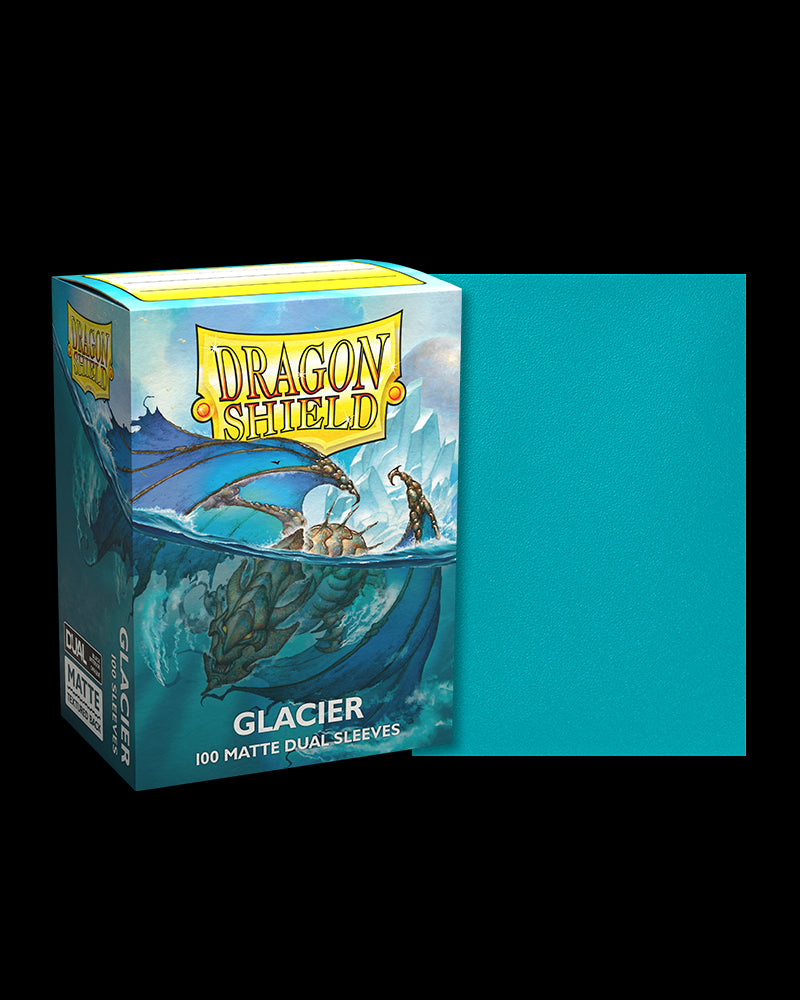 Dragon Shields: (100) Matte Dual - Glacier from Arcane Tinmen image 6