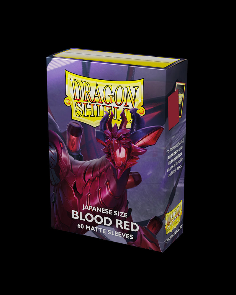 Dragon Shields Japanese (60) Matte - Blood Red from Arcane Tinmen image 8