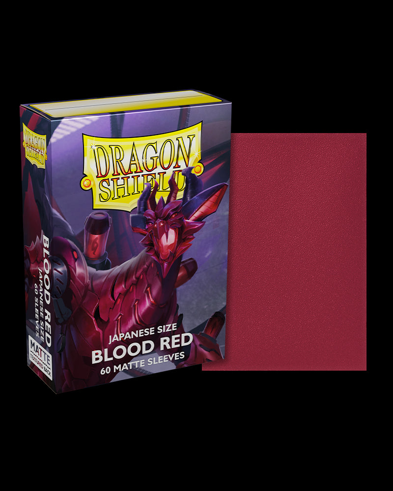 Dragon Shields Japanese (60) Matte - Blood Red from Arcane Tinmen image 6