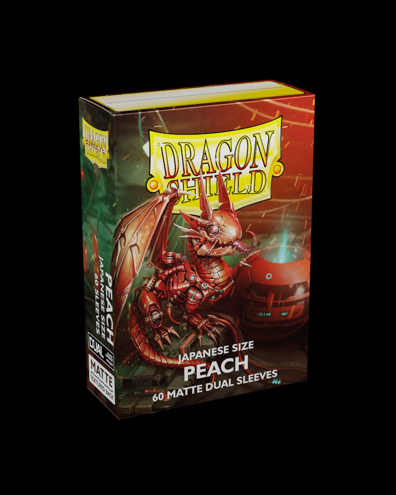 Dragon Shields: Japanese (60) Matte Dual - Peach from Arcane Tinmen image 10
