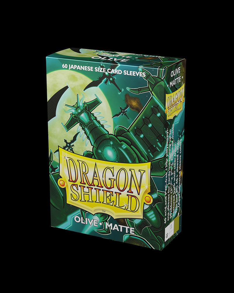 Dragon Shields Japanese: (60) Matte Olive from Arcane Tinmen image 8