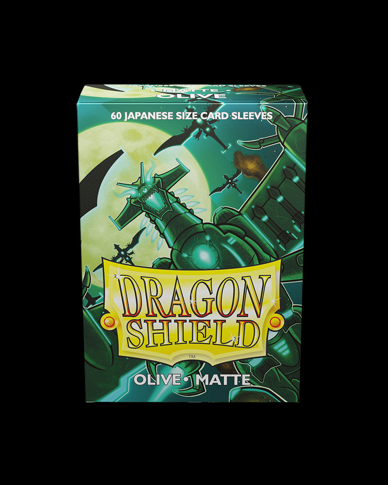 Dragon Shields Japanese: (60) Matte Olive from Arcane Tinmen image 9