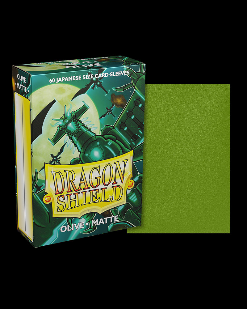 Dragon Shields Japanese: (60) Matte Olive from Arcane Tinmen image 6