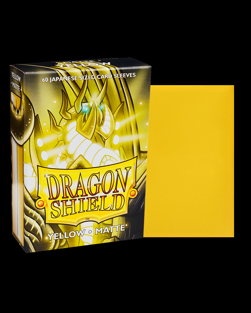 Dragon Shields Japanese: (60) Matte Yellow from Arcane Tinmen image 6