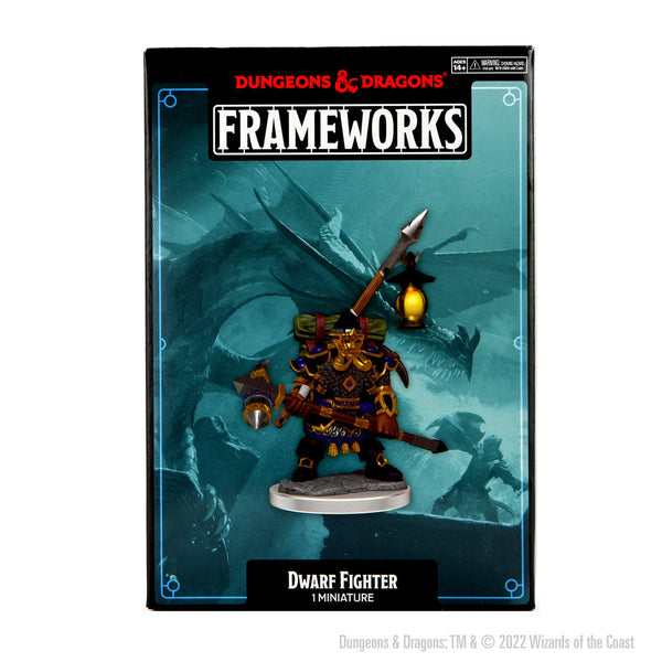 Dungeons & Dragons Frameworks: W01 Dwarf Fighter Male from WizKids image 8