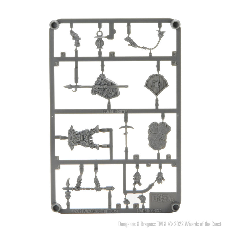 Dungeons & Dragons Frameworks: W01 Dwarf Fighter Male from WizKids image 10