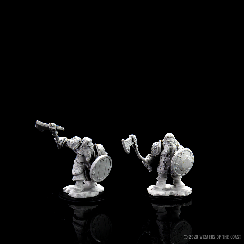 Dungeons & Dragons Nolzur's Marvelous Unpainted Miniatures: W11 Male Dwarf Fighter from WizKids image 11