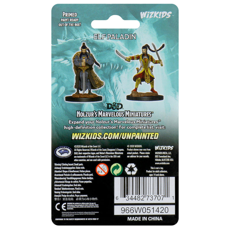 Dungeons & Dragons Nolzur's Marvelous Unpainted Miniatures: W09 Male Elf Paladin from WizKids image 7