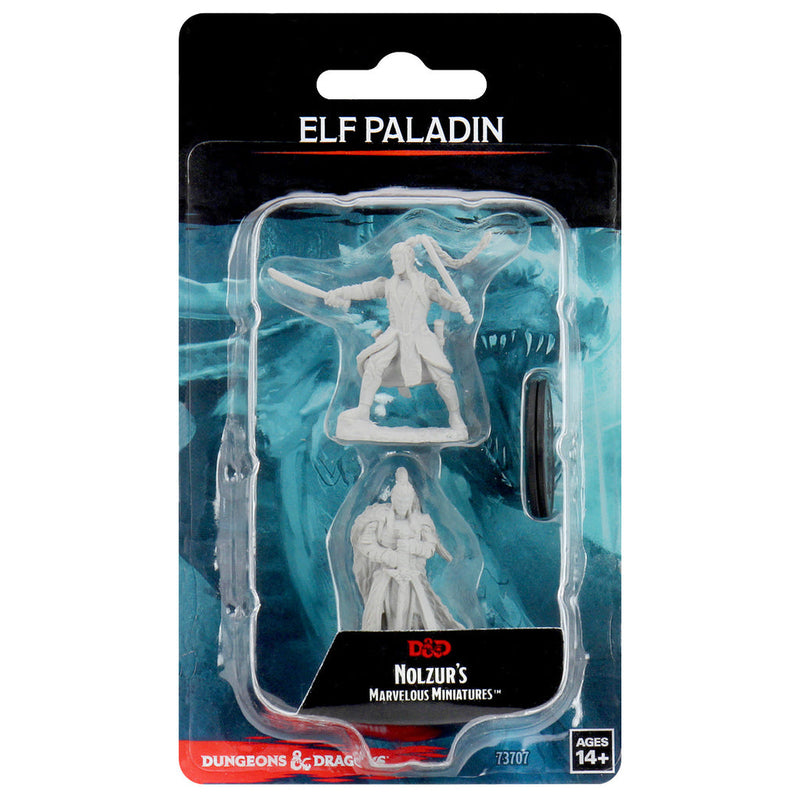 Dungeons & Dragons Nolzur's Marvelous Unpainted Miniatures: W09 Male Elf Paladin from WizKids image 6