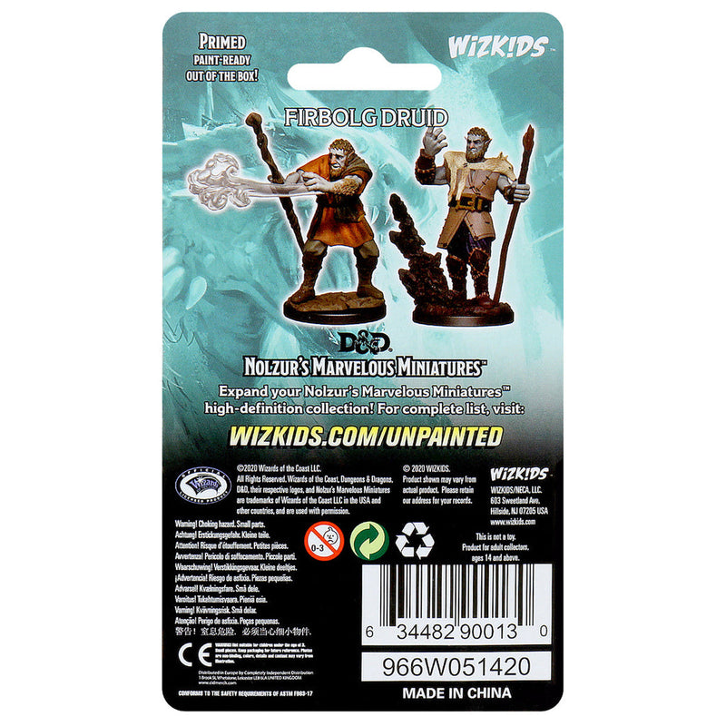 Dungeons & Dragons Nolzur's Marvelous Unpainted Miniatures: W11 Male Firbolg Druid from WizKids image 10