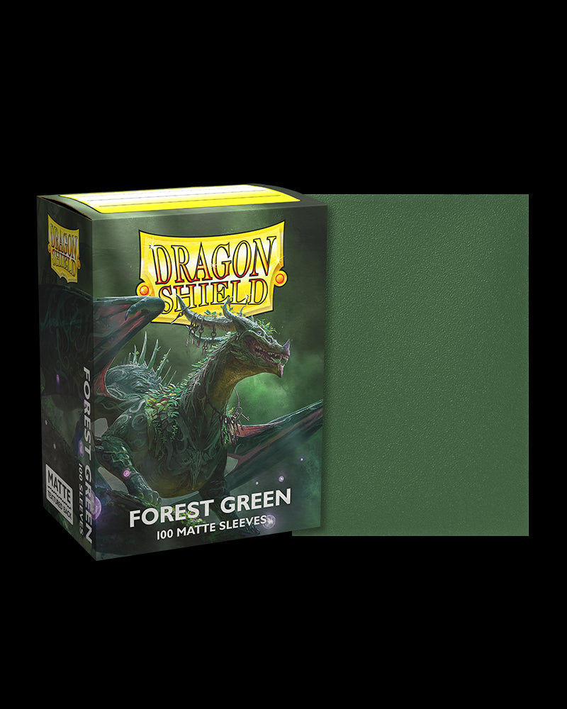 Dragon Shields: (100) Matte - Forest Green from Arcane Tinmen image 7