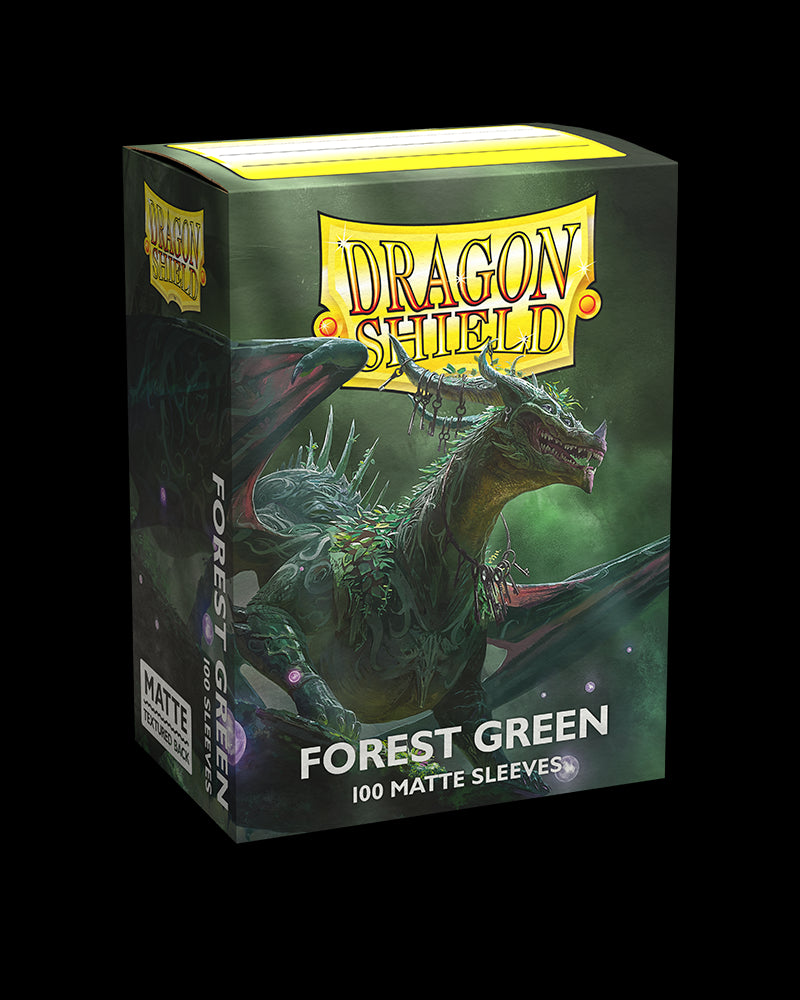 Dragon Shields: (100) Matte - Forest Green from Arcane Tinmen image 10