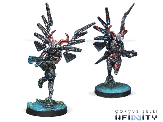Infinity: Combined Army Fraacta Drop Unit from Corvus Belli image 1