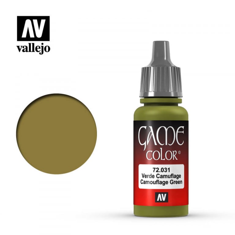 Game Color: Camouflage Green 18 ml. from Vallejo image 1