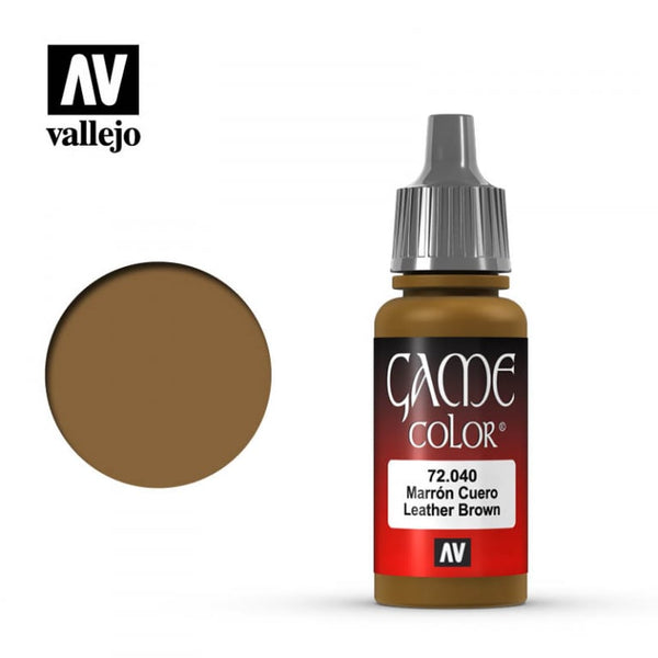 Game Color: Leather Brown 18 ml. from Vallejo image 1