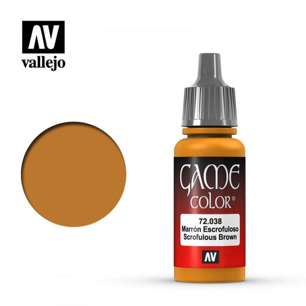 Game Color: Scrofulous Brown 18 ml. from Vallejo image 1