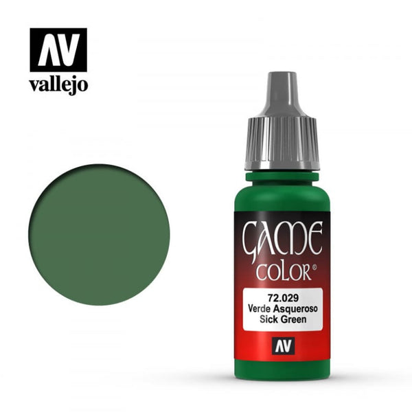 Game Color: Sick Green 18 ml. from Vallejo image 1